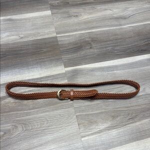 🚩 Braided Brown Leather Belt size large